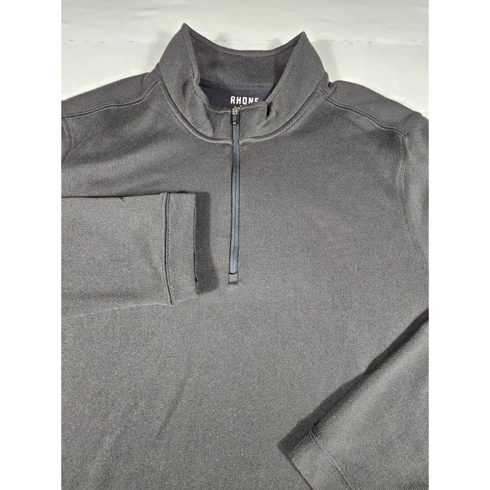 Rhone Mens XXL Quarter Zip Pullover Charcoal Gray Heather Performance Top 649